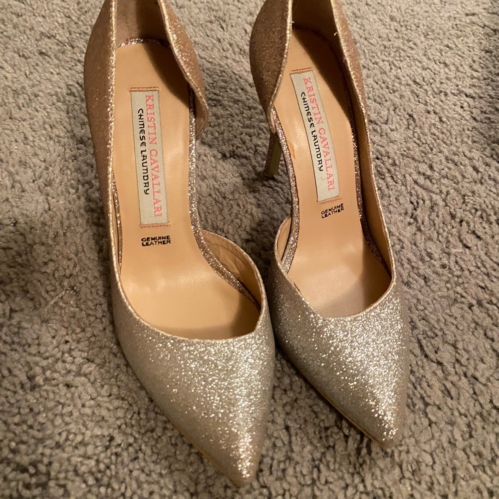Chinese Laundry | Kristin Cavallari Sparkly Gold to Silver Ombré Heels
